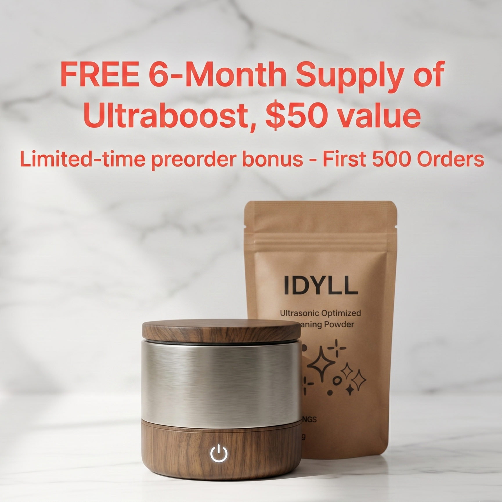 Ultrapod - Plastic Free Ultrasonic Cleaner