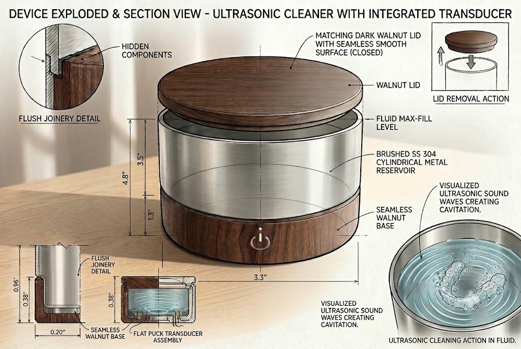 Ultrapod - Plastic Free Ultrasonic Cleaner (Pre-Order)