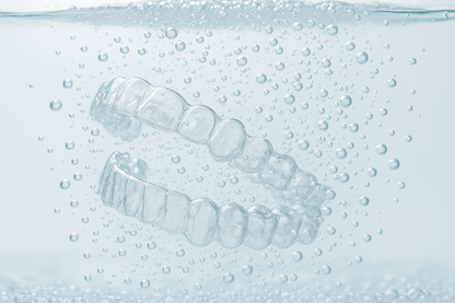 Bubbles around invisalign retainers