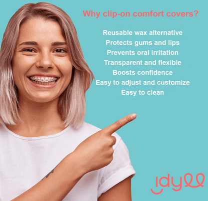 clip-on comfort covers for braces